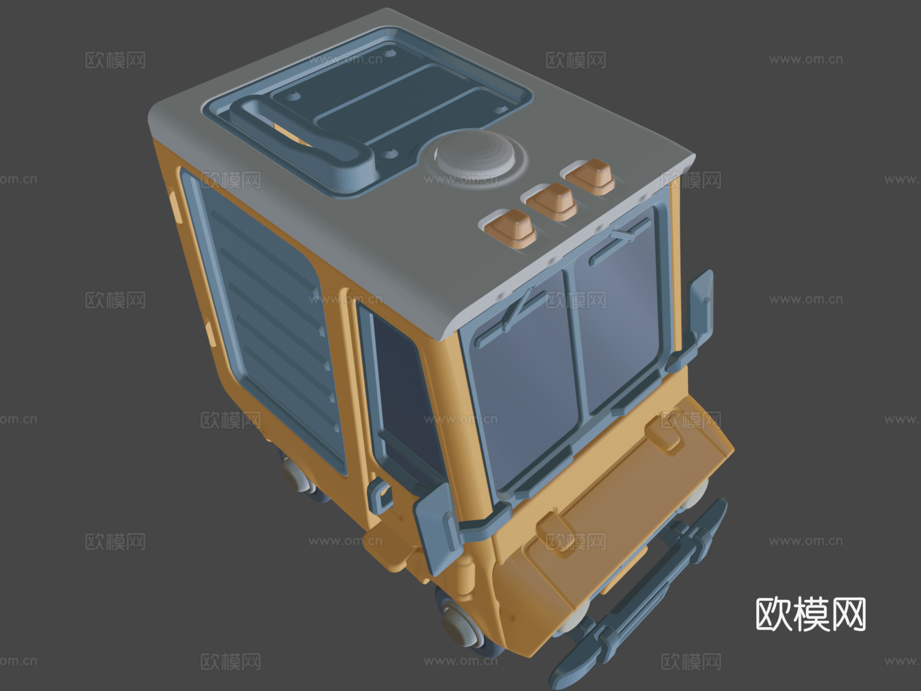 小猪货车初级版（3D打印）su模型