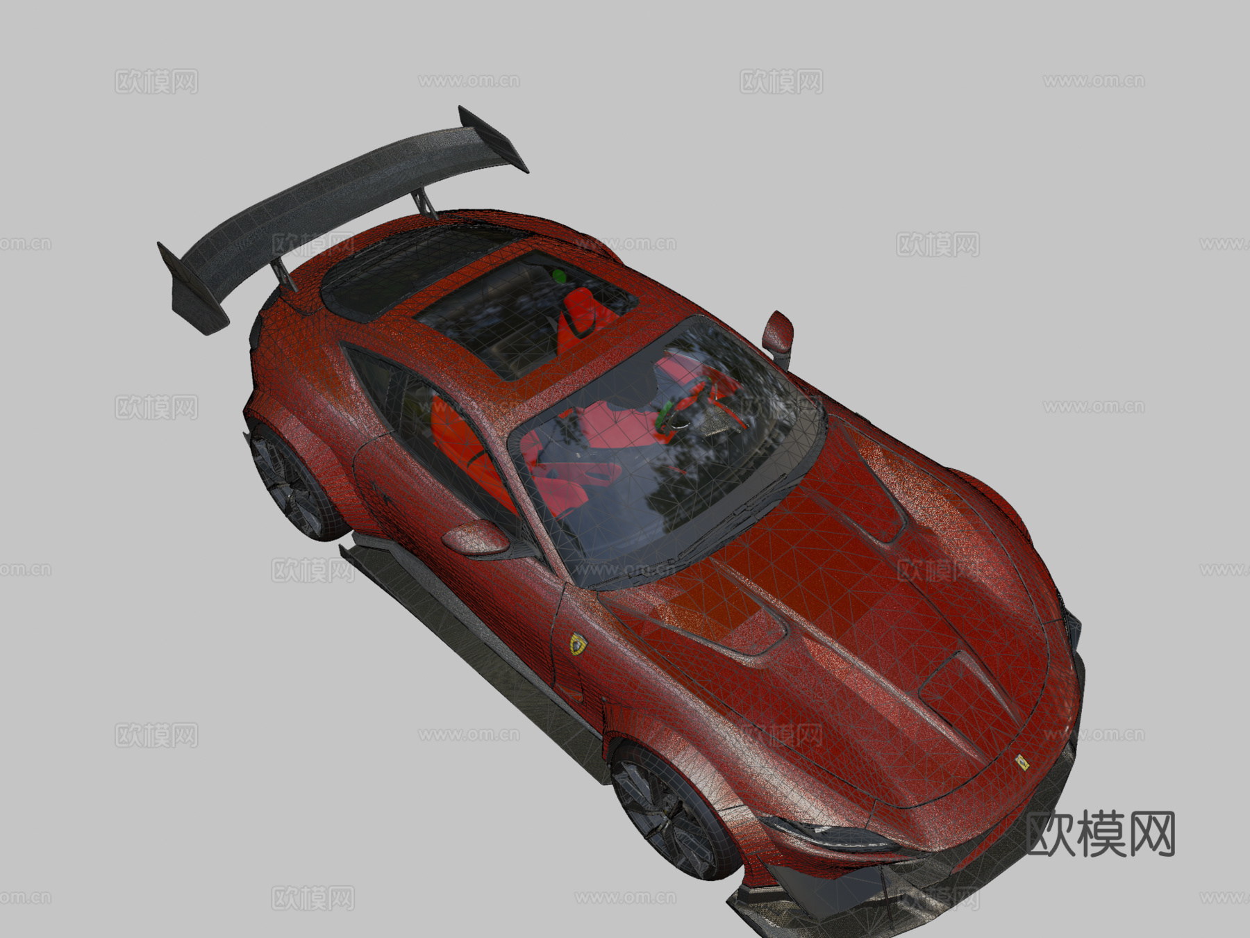 D模型罗马调校VR就绪su模型