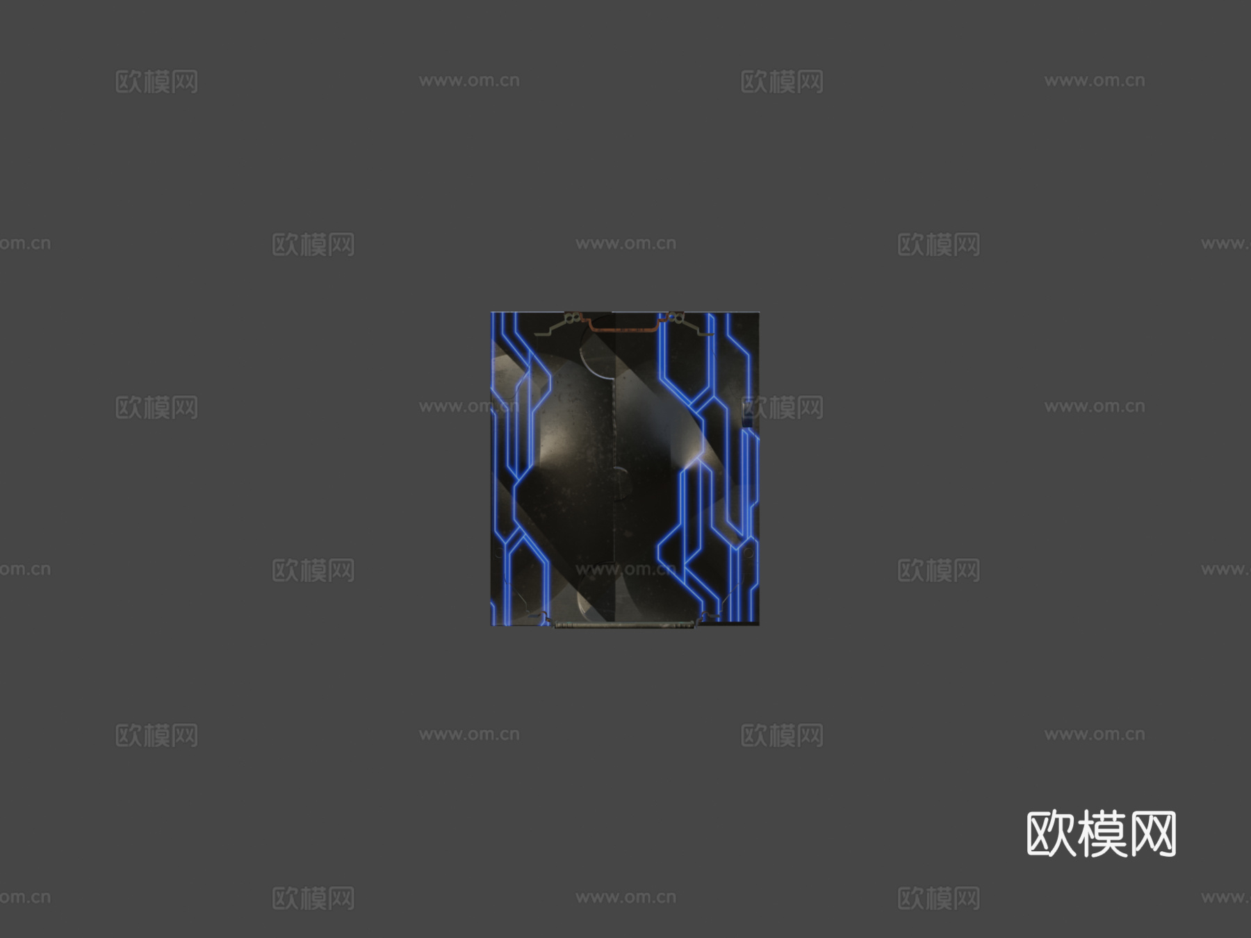 科幻走廊。纹理挑战su模型