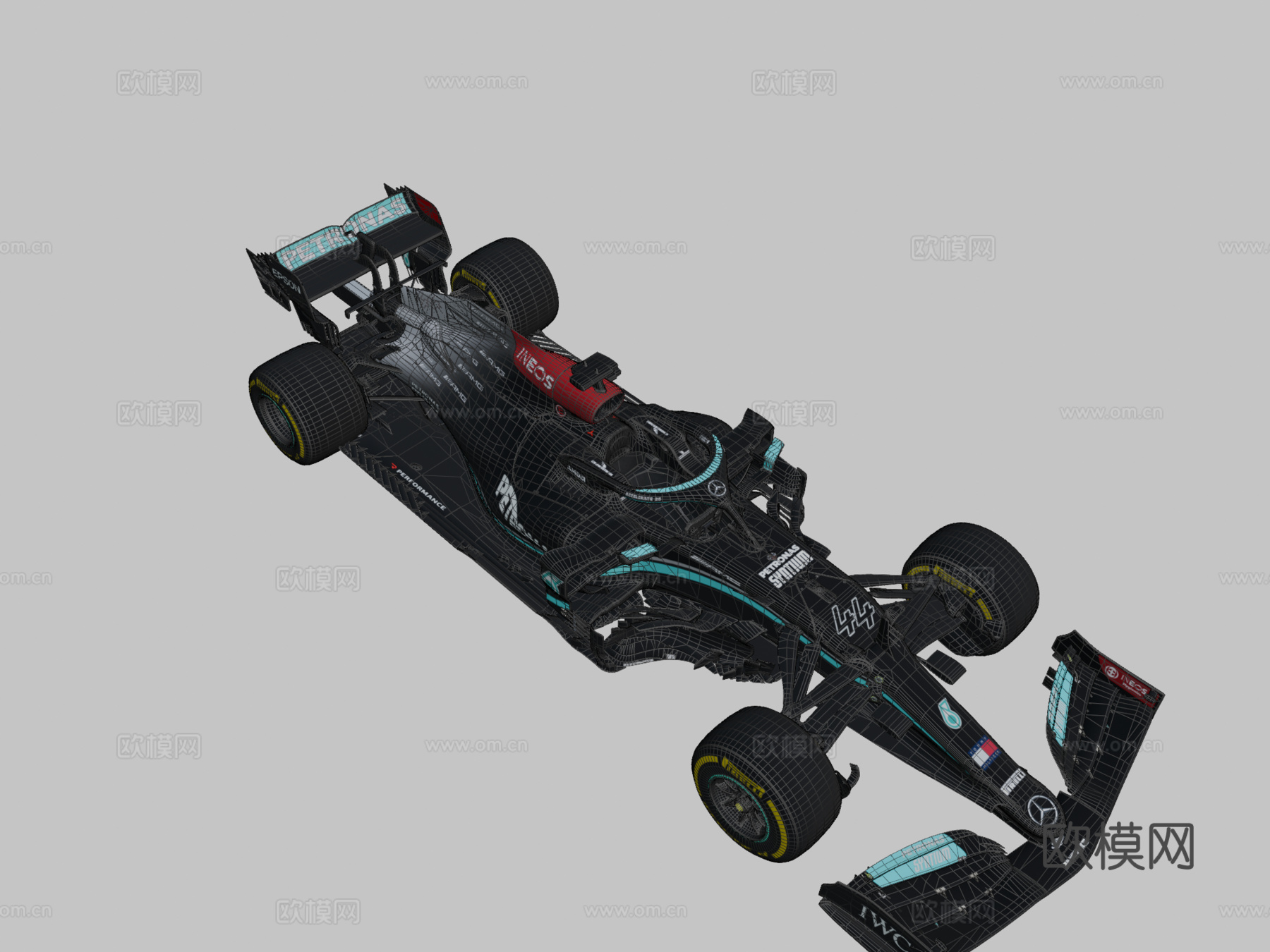 梅赛德斯AMG F1 W12 E性能2021su模型