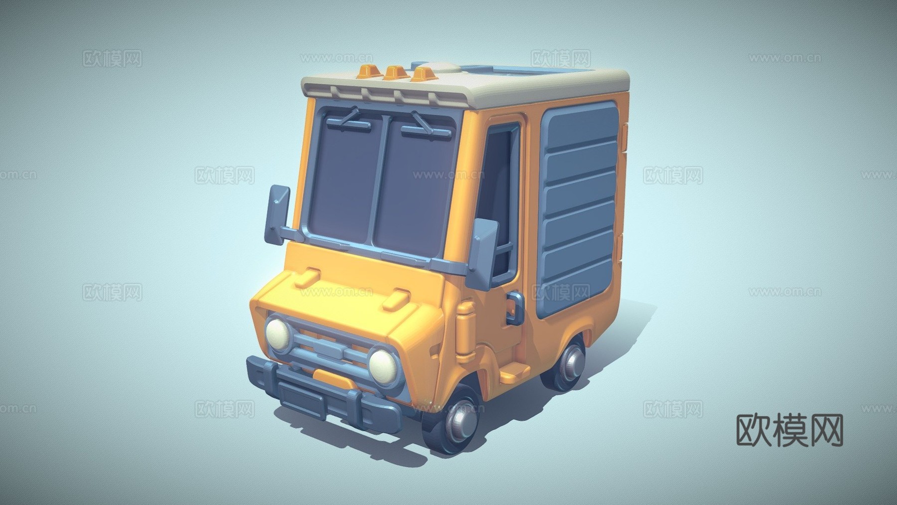 小猪货车初级版（3D打印）su模型