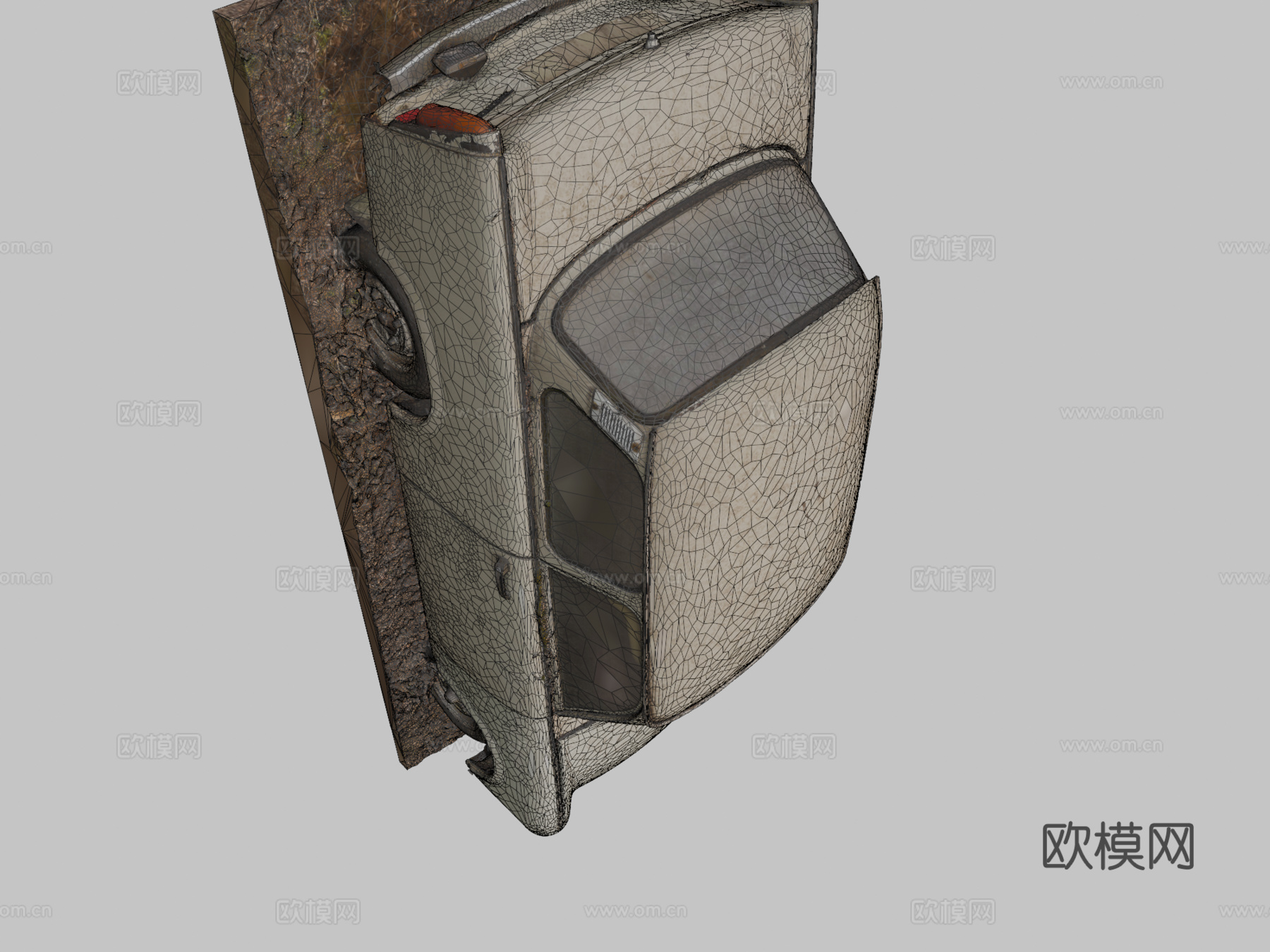 特拉贝特复古超级跑车su模型