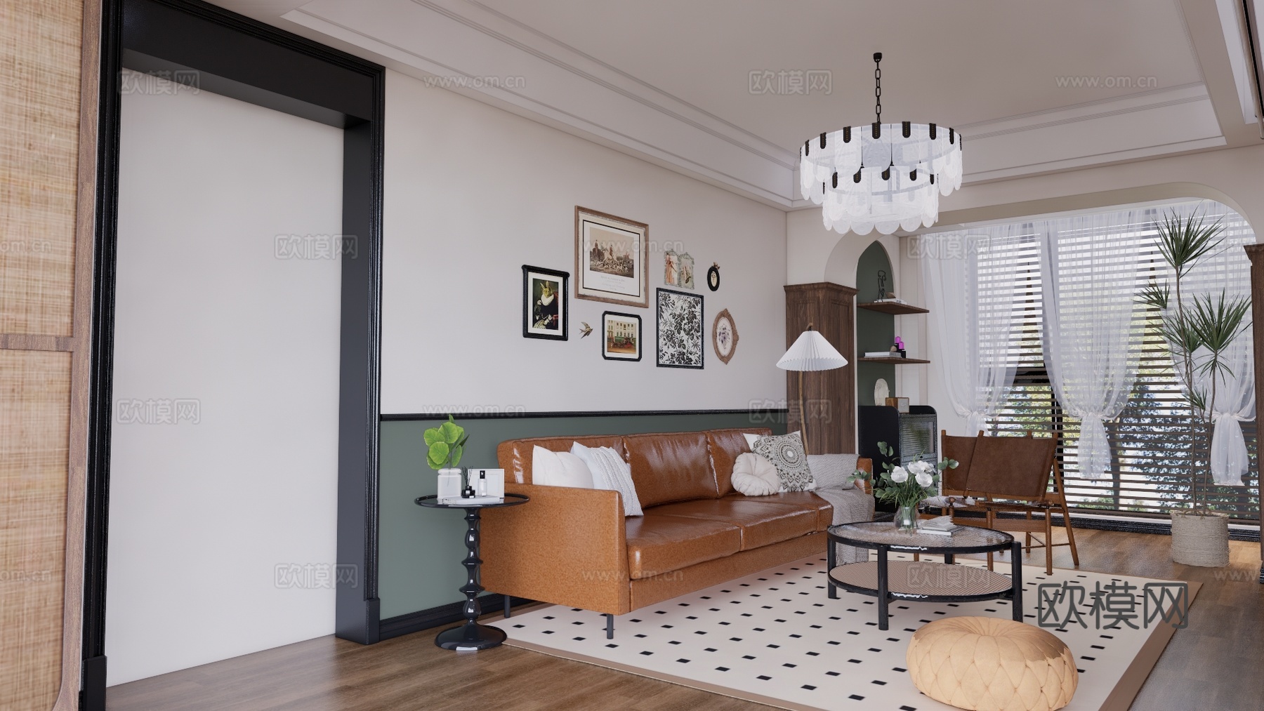 卧室 家装 阳台 客厅su模型su模型