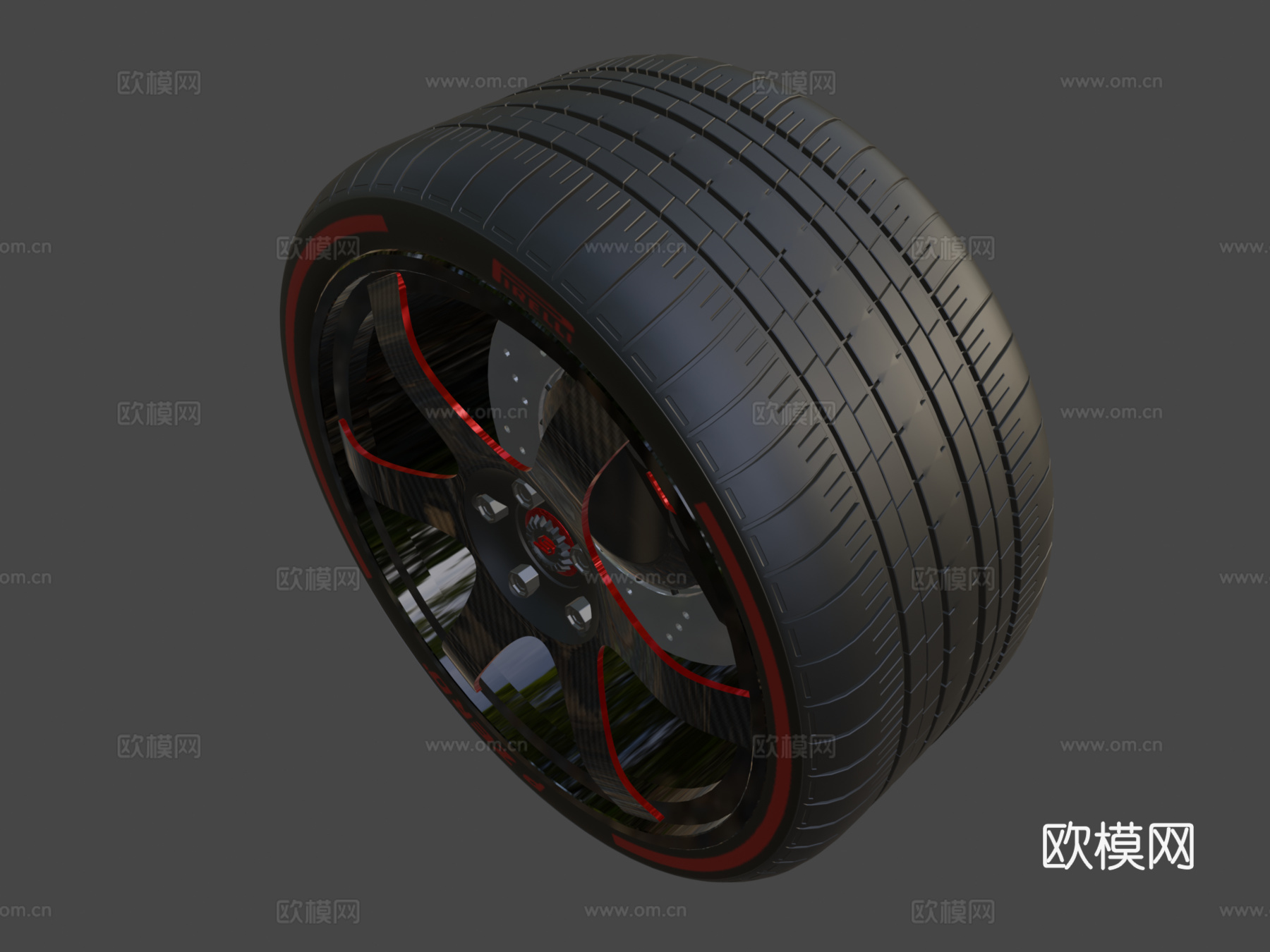 轮毂-RST碳纤维SDCsu模型