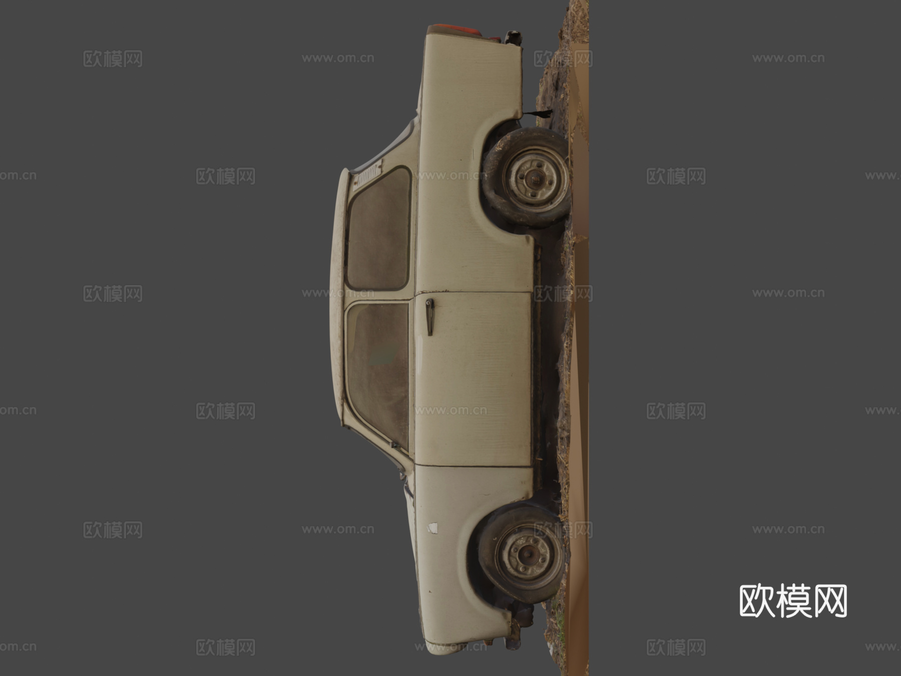 特拉贝特复古超级跑车su模型