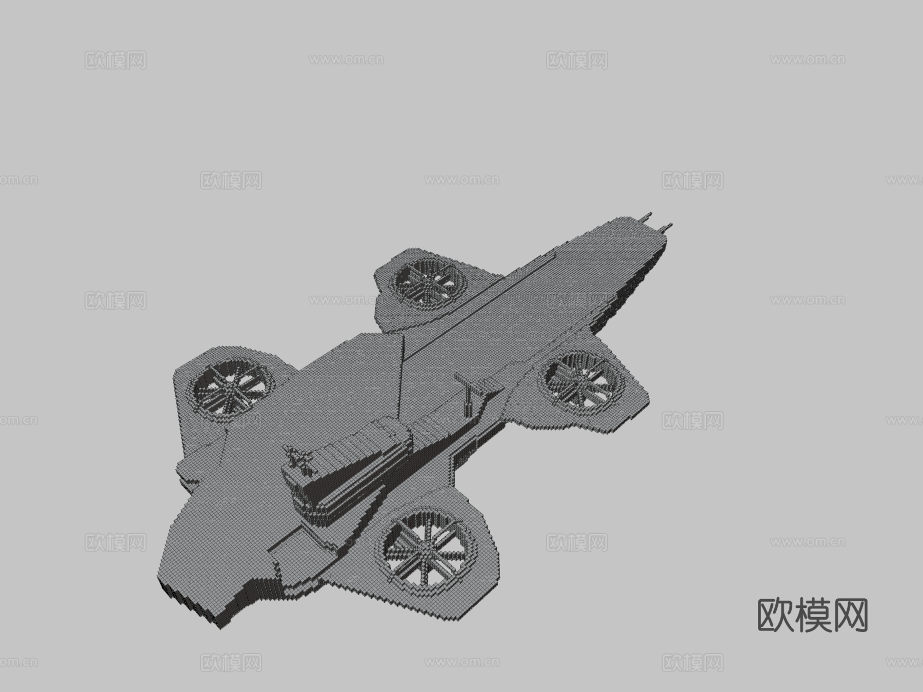 神盾局空天母舰我的世界su模型