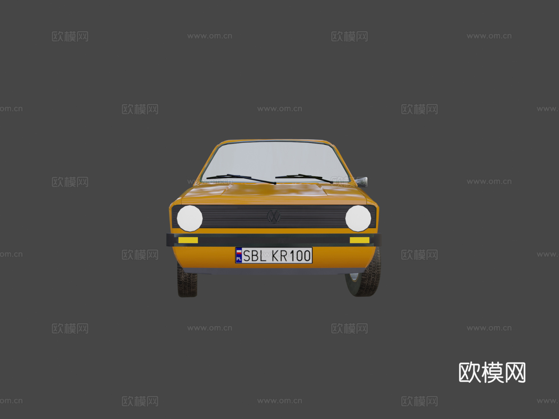 年大众高尔夫Mk1（低多边形）（克日什托夫·斯托洛日）su模型
