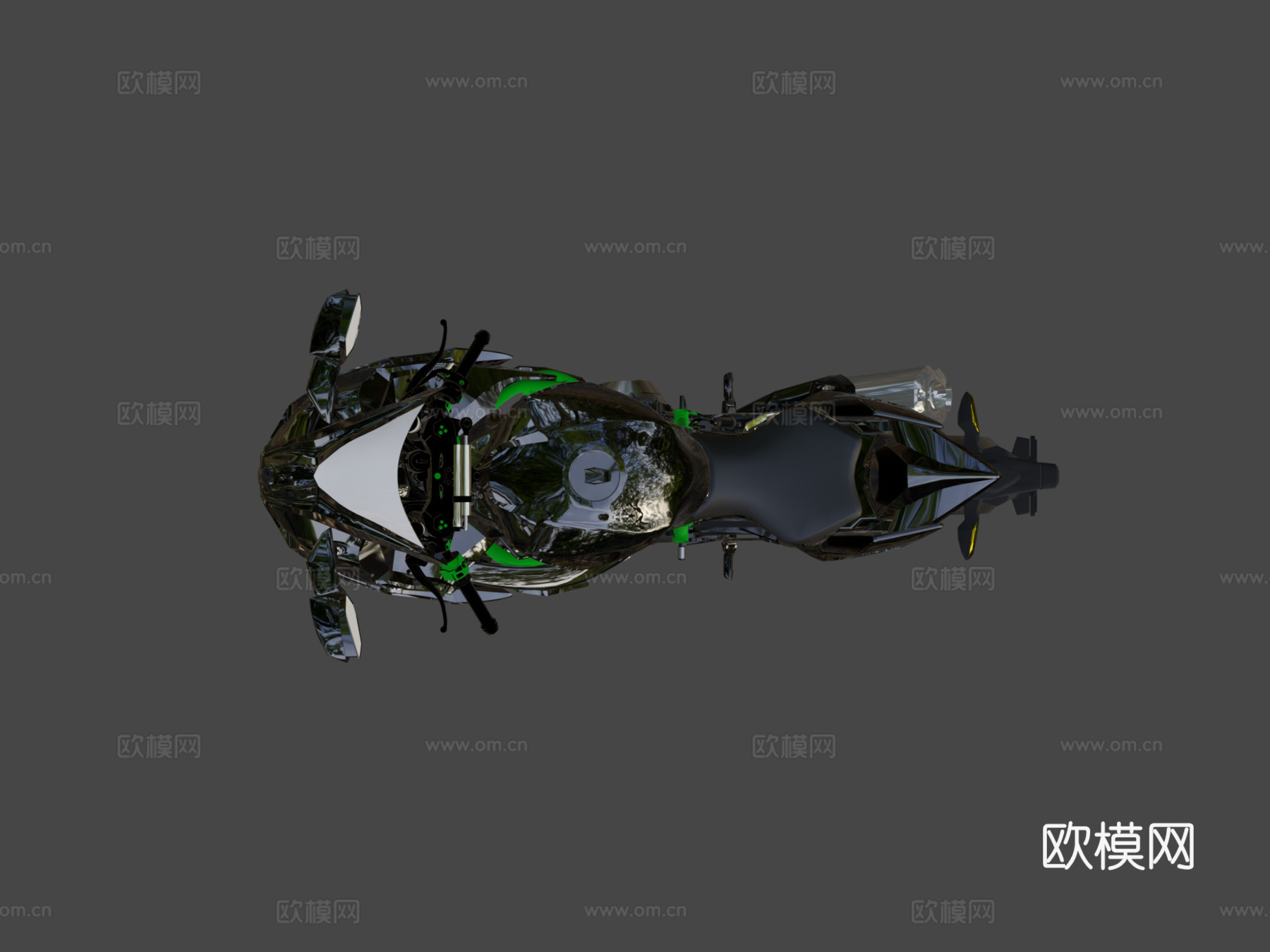 川崎忍者H2su模型