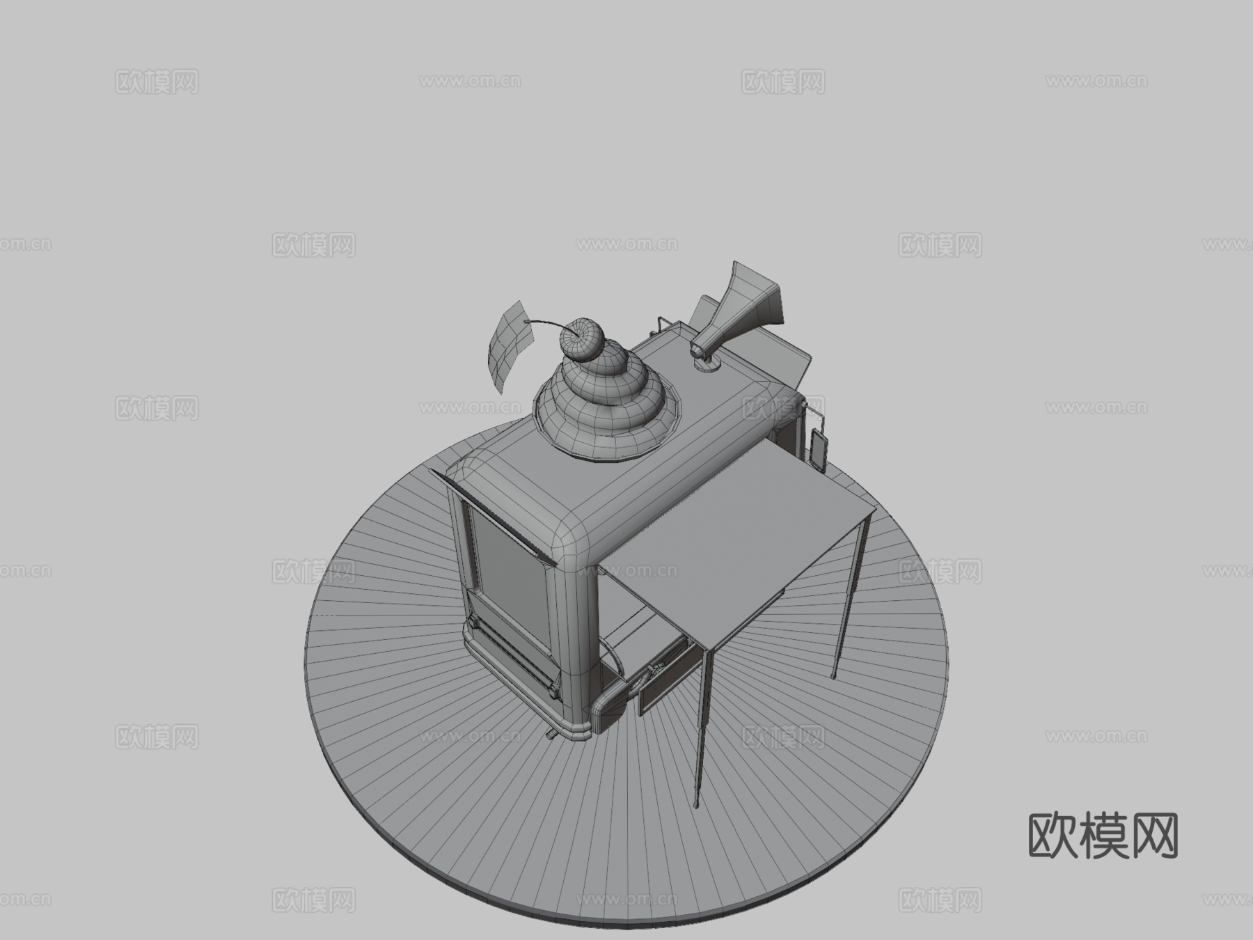 冰淇淋卡车-游戏塔塔索斯su模型