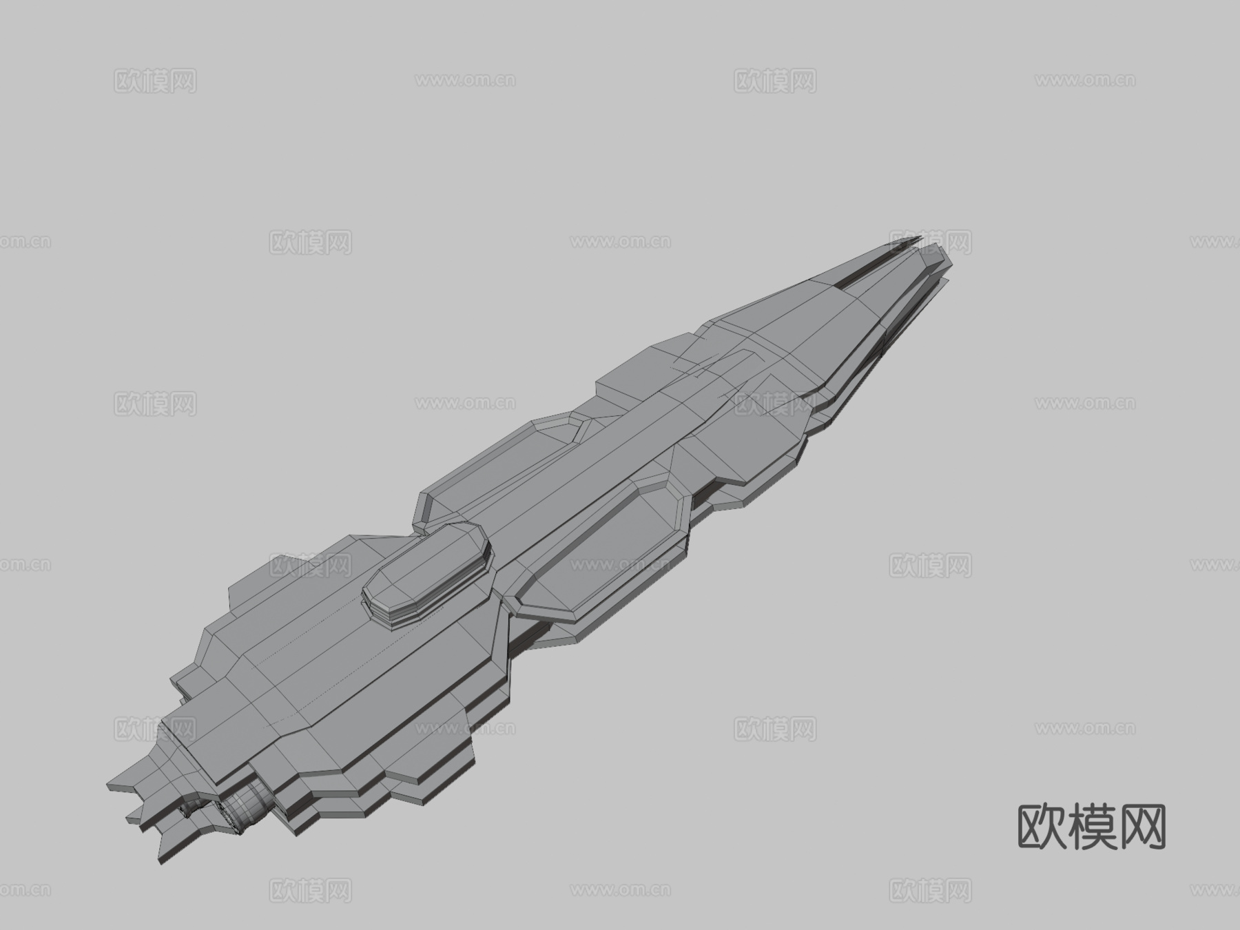 帝国巡洋舰#1su模型