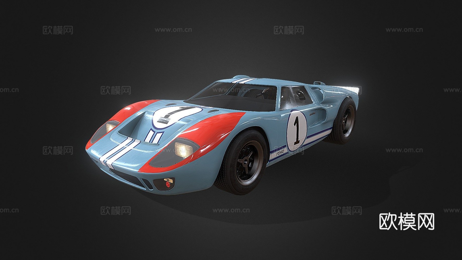 福特GT40 MK2 1966su模型