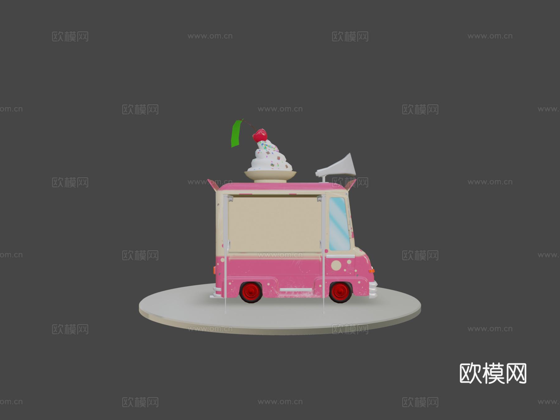 冰淇淋卡车-游戏塔塔索斯su模型