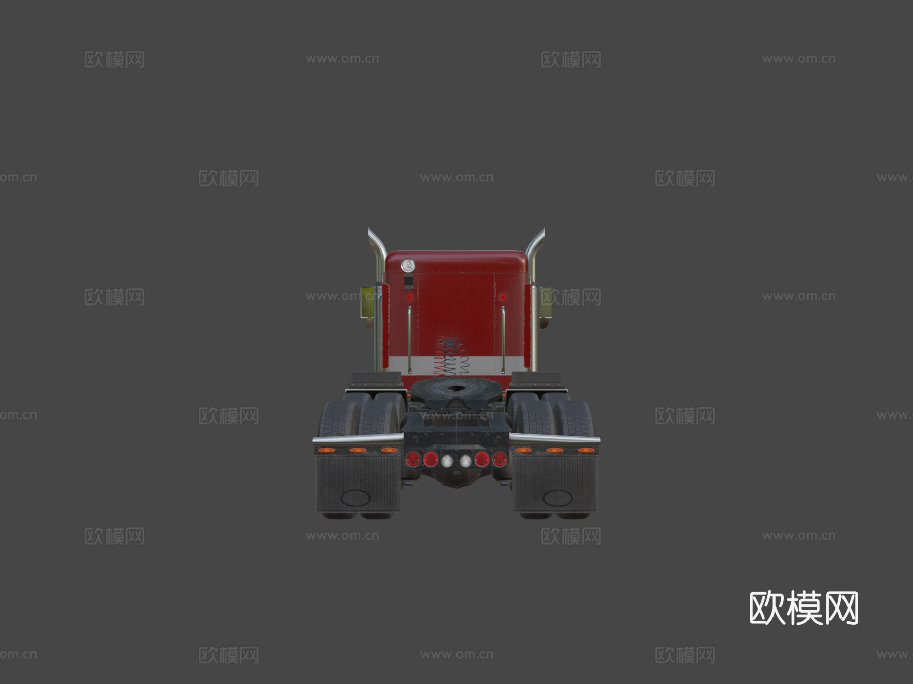 彼得比尔特359半挂卡车su模型