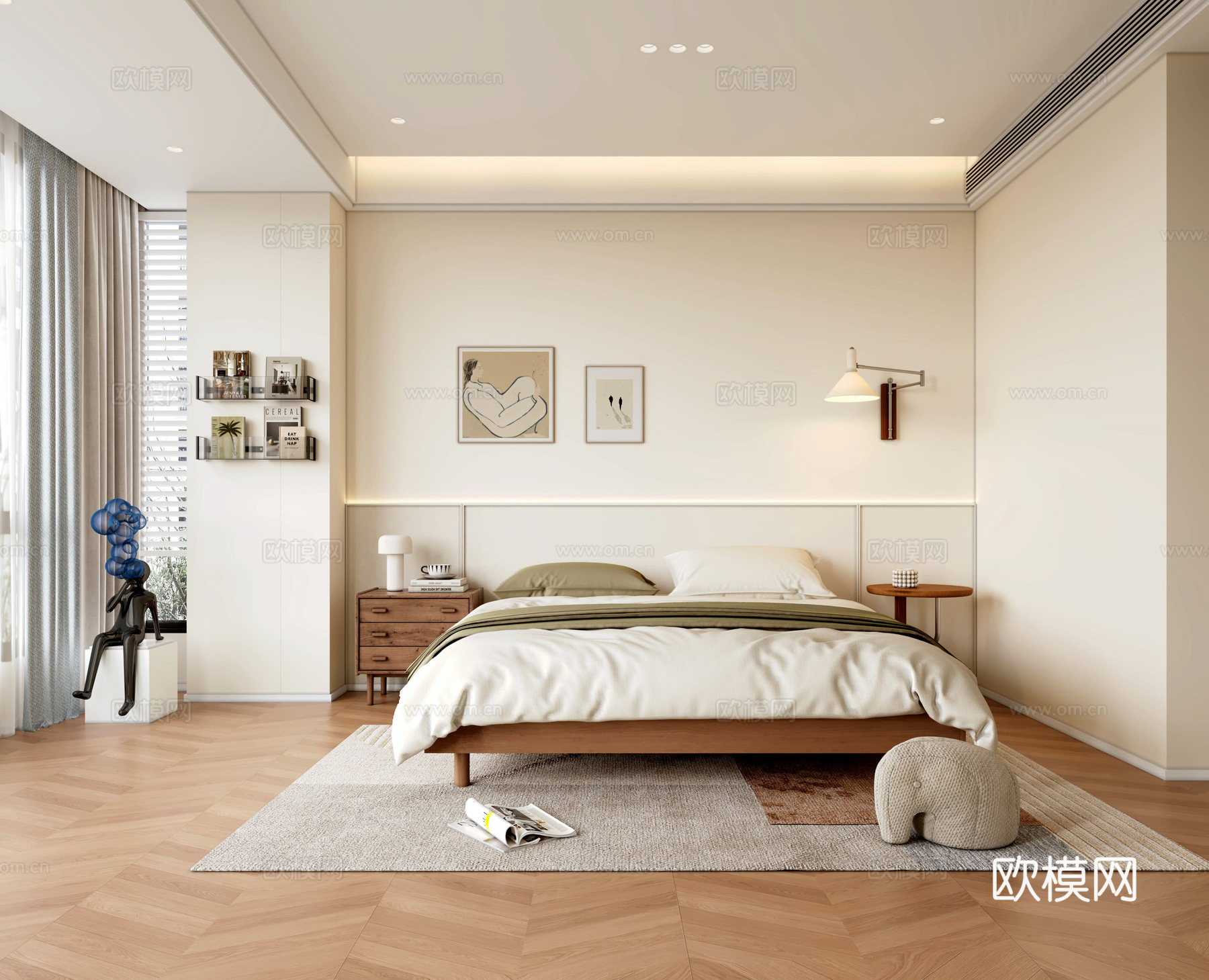 主卧3d模型