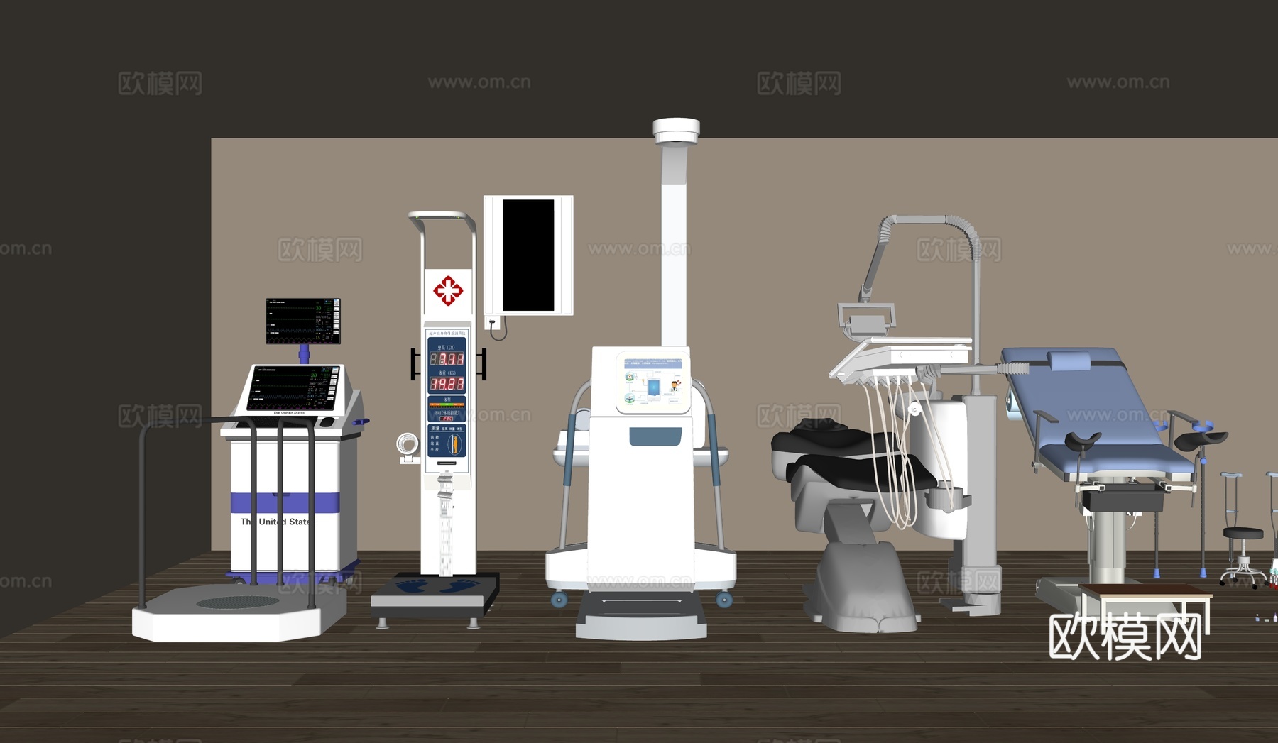 医疗器械su模型
