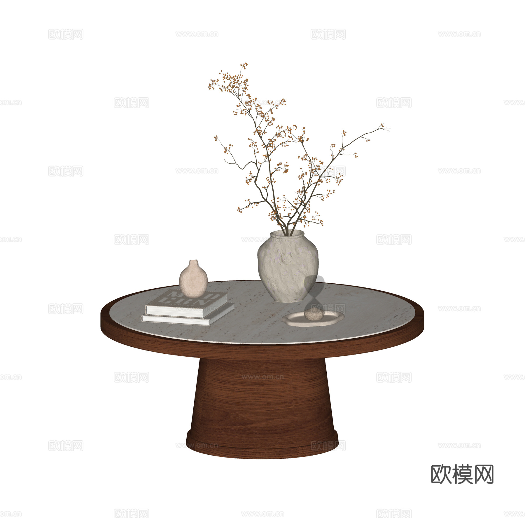 中古风茶几 圆几 几类 圆桌 复古茶几su模型