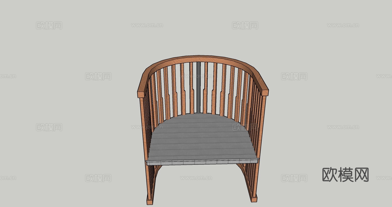 中式椅子su模型