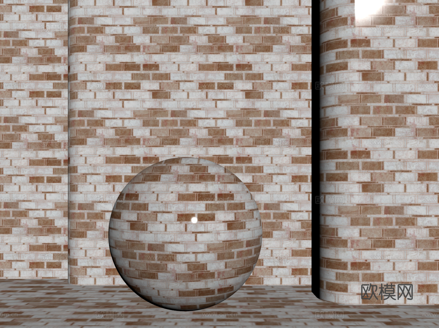 现代砖墙 红色砖墙 仿古砖墙 文化砖墙 工业砖墙su模型