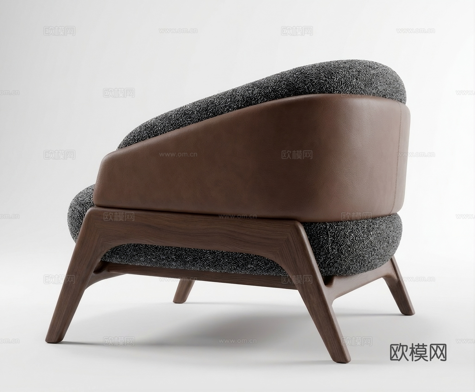 单人沙发su模型