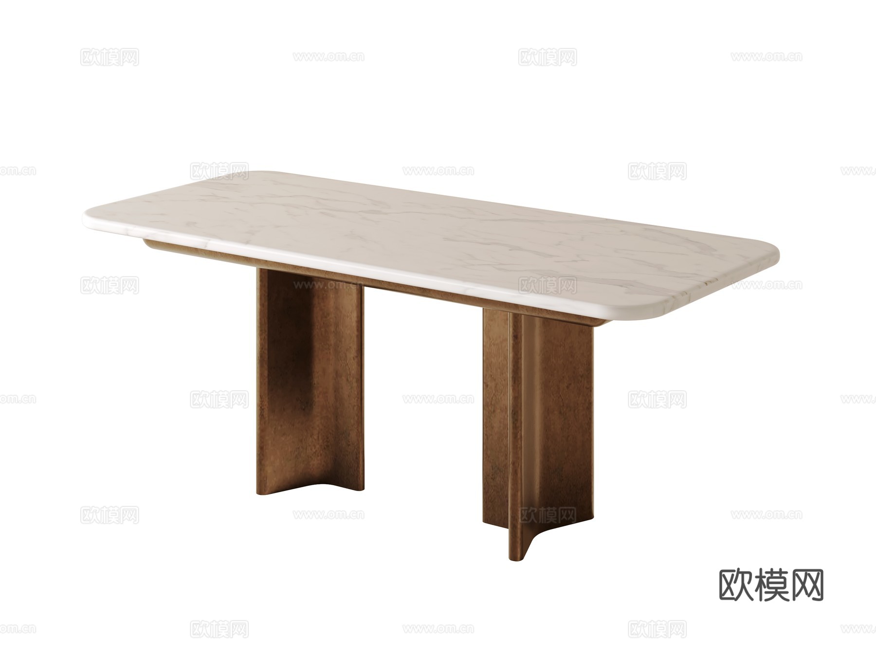 现代轻奢餐桌su模型