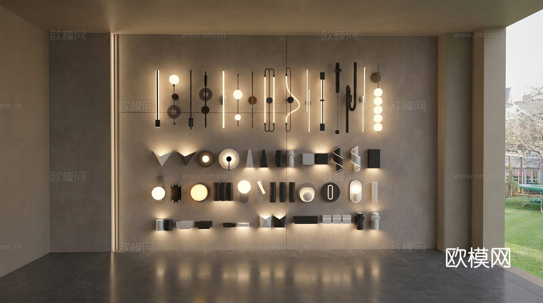 壁灯最全集合su模型