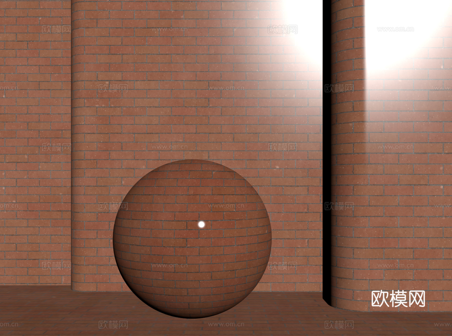 现代砖墙 红色砖墙 仿古砖墙 文化砖墙 工业砖墙su模型