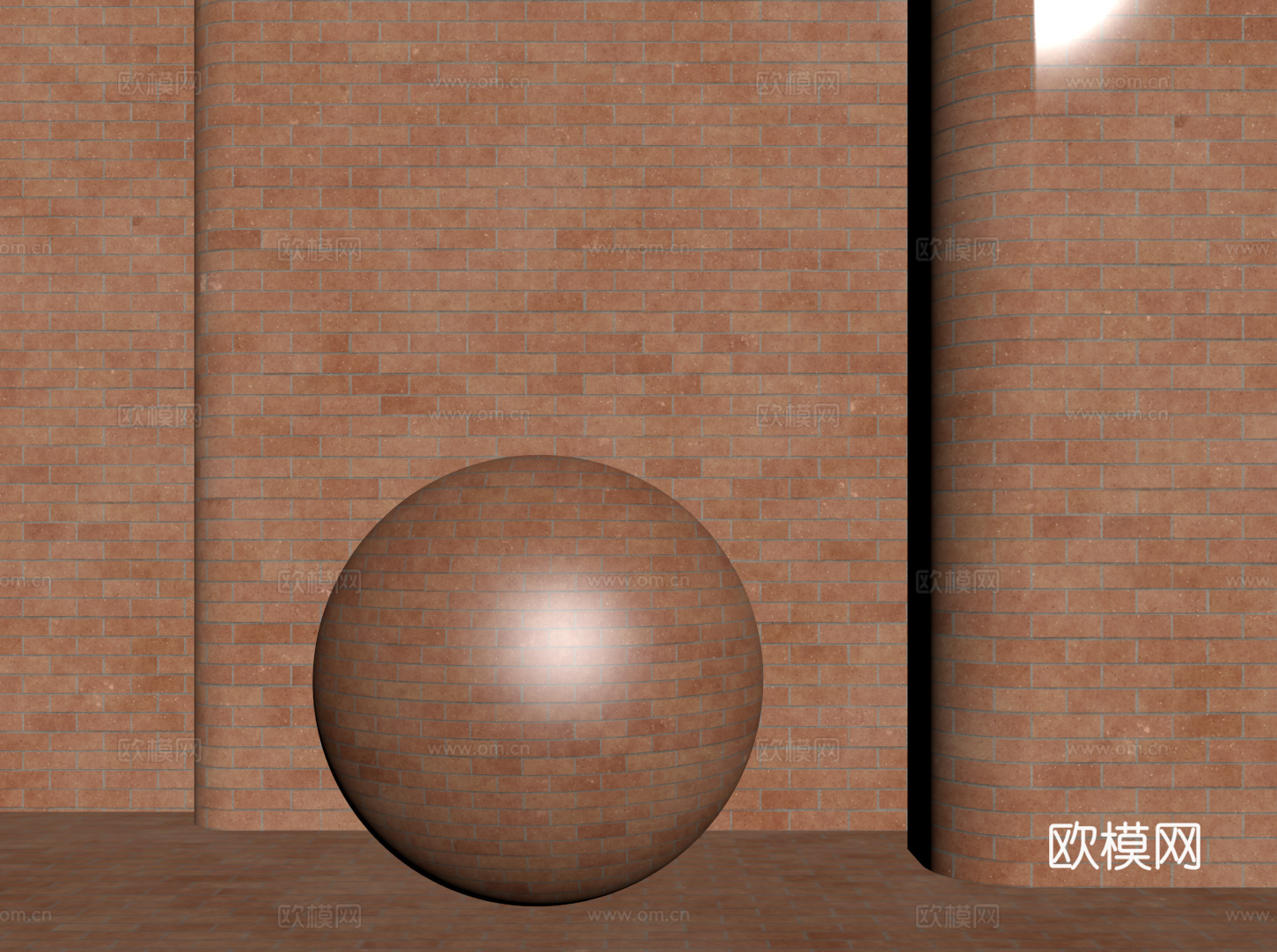 现代砖墙 红色砖墙 仿古砖墙 文化砖墙 工业砖墙su模型