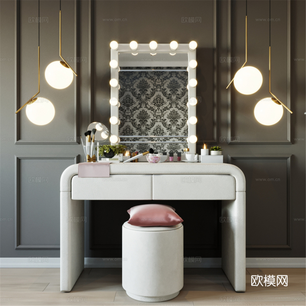 Signal 化妆台3d模型