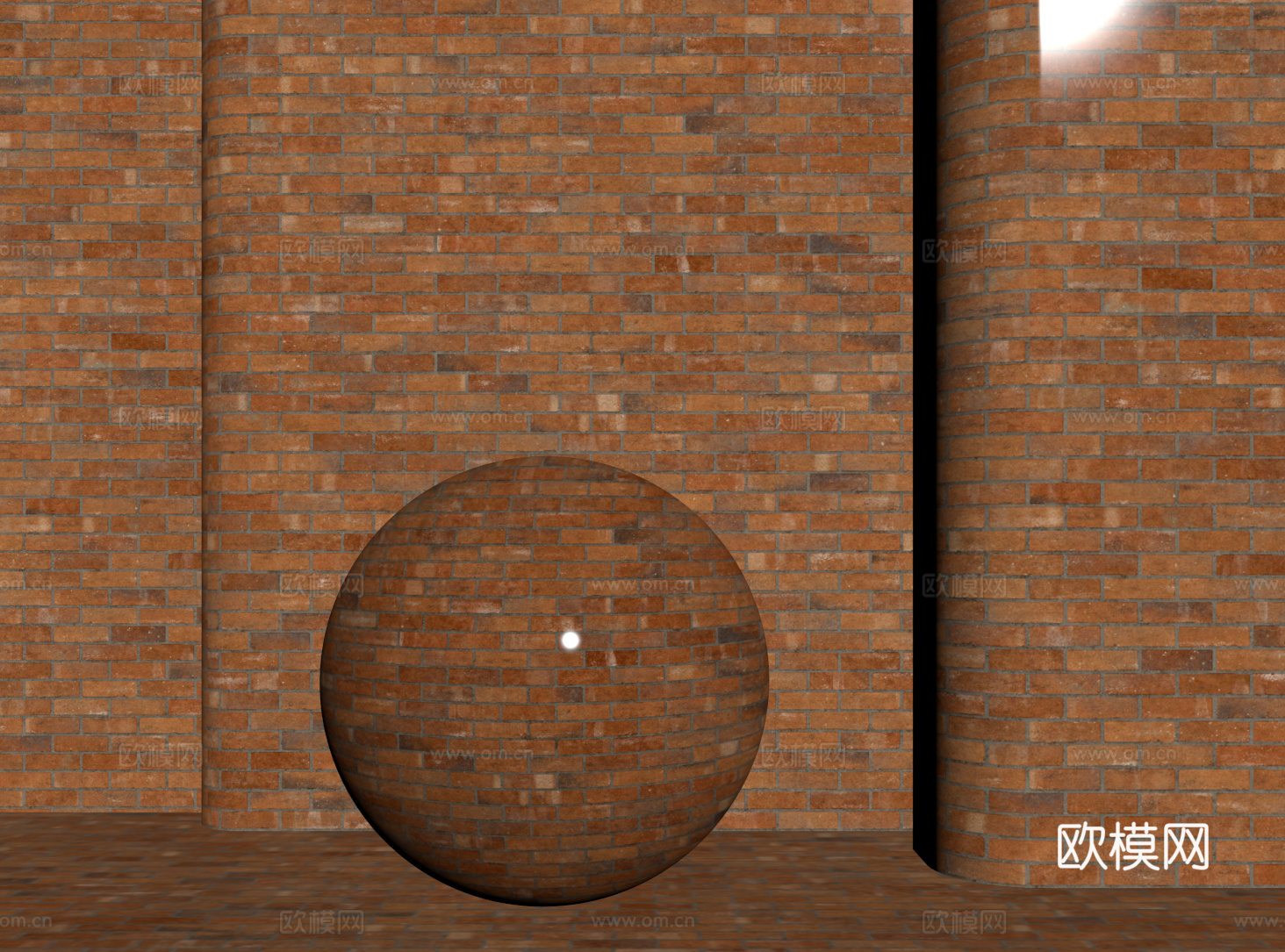 现代砖墙 红色砖墙 仿古砖墙 文化砖墙 工业砖墙su模型