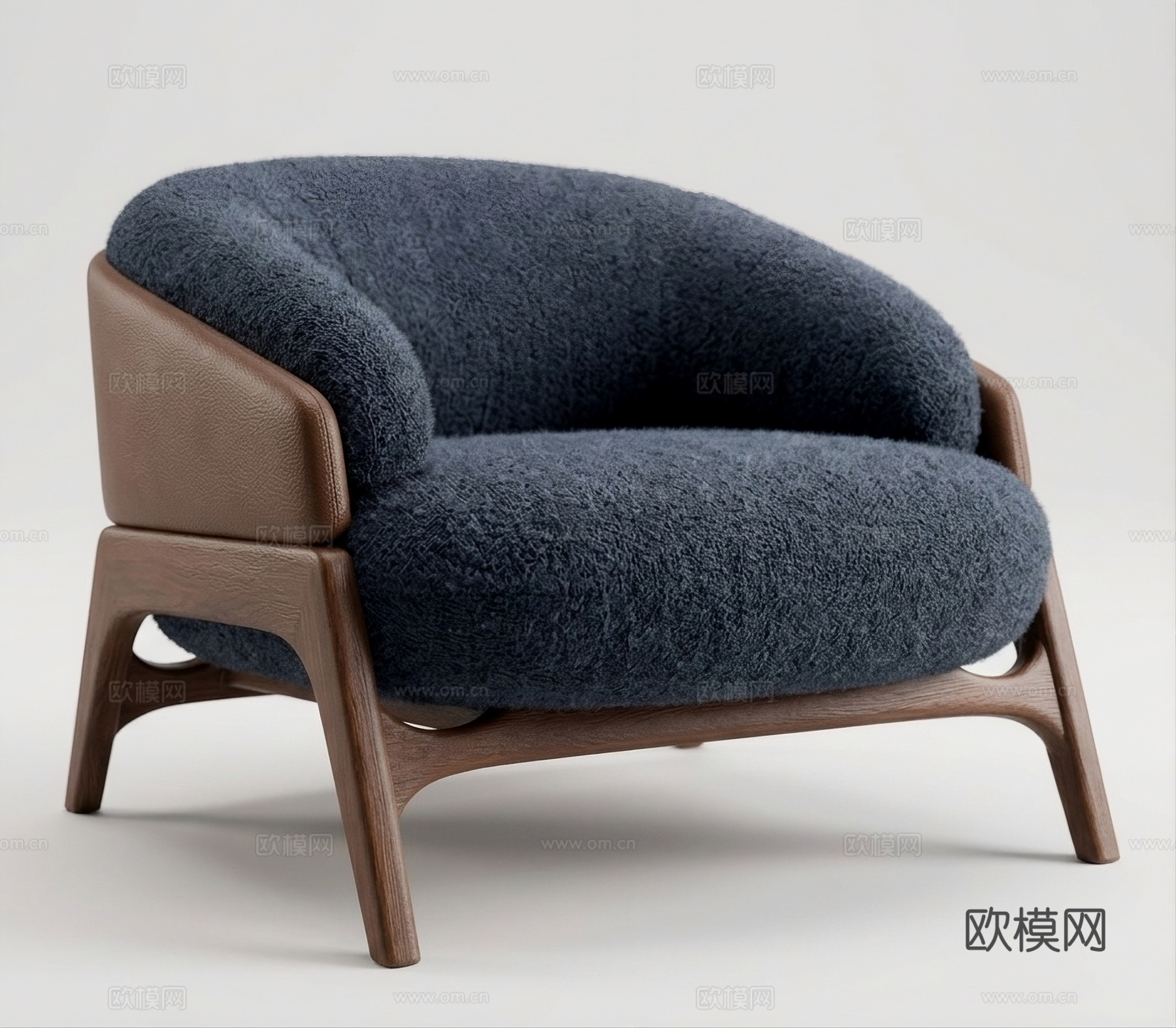 单人沙发su模型