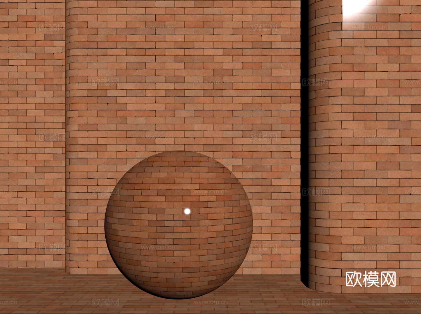 现代砖墙 红色砖墙 仿古砖墙 文化砖墙 工业砖墙su模型