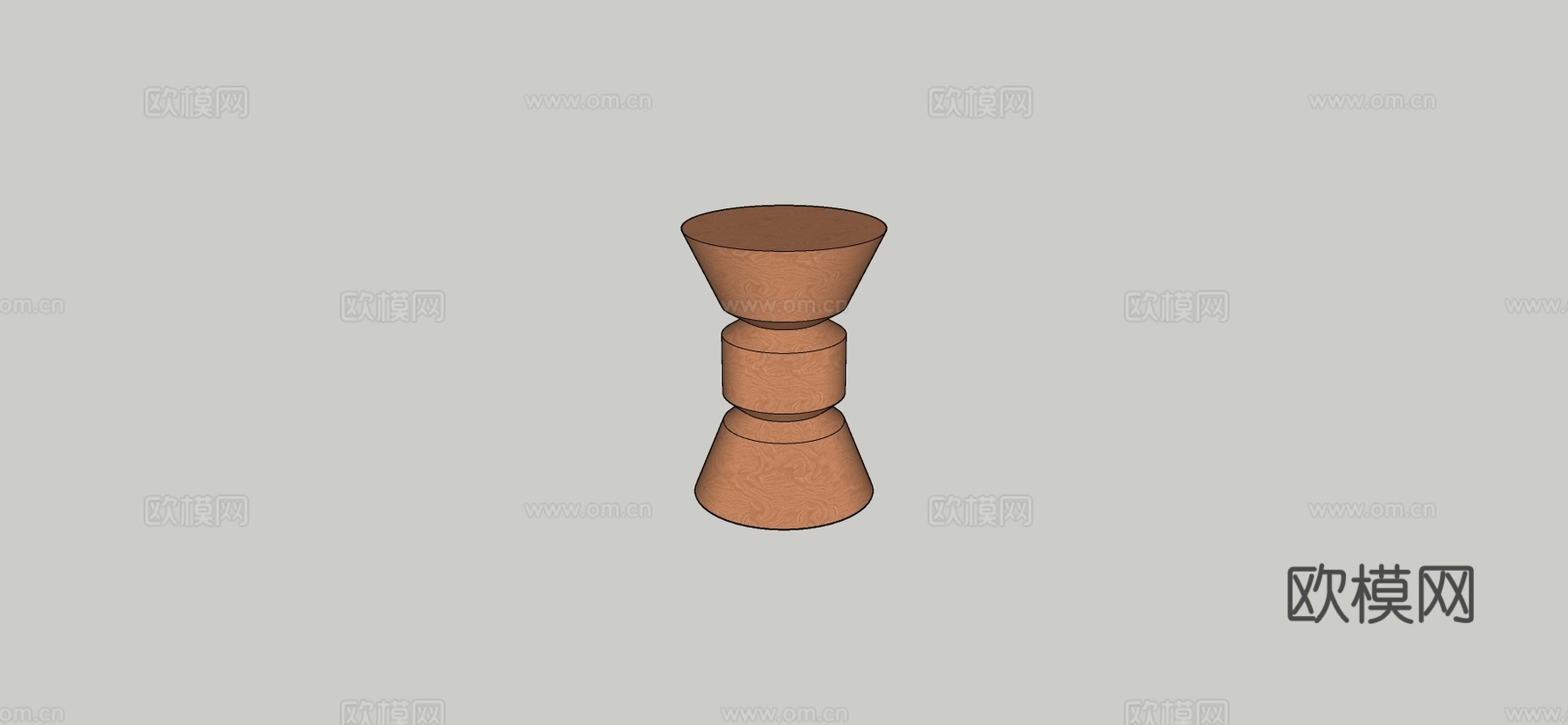 简约中式凳子椅子中式su模型