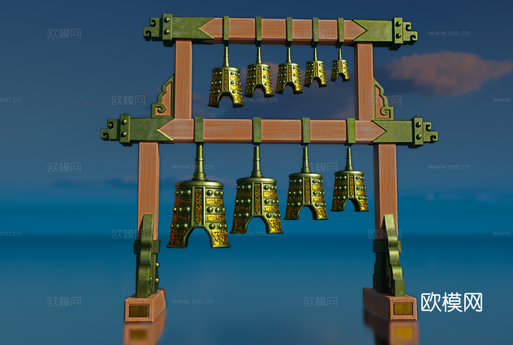 怀旧复古博物馆展示su模型