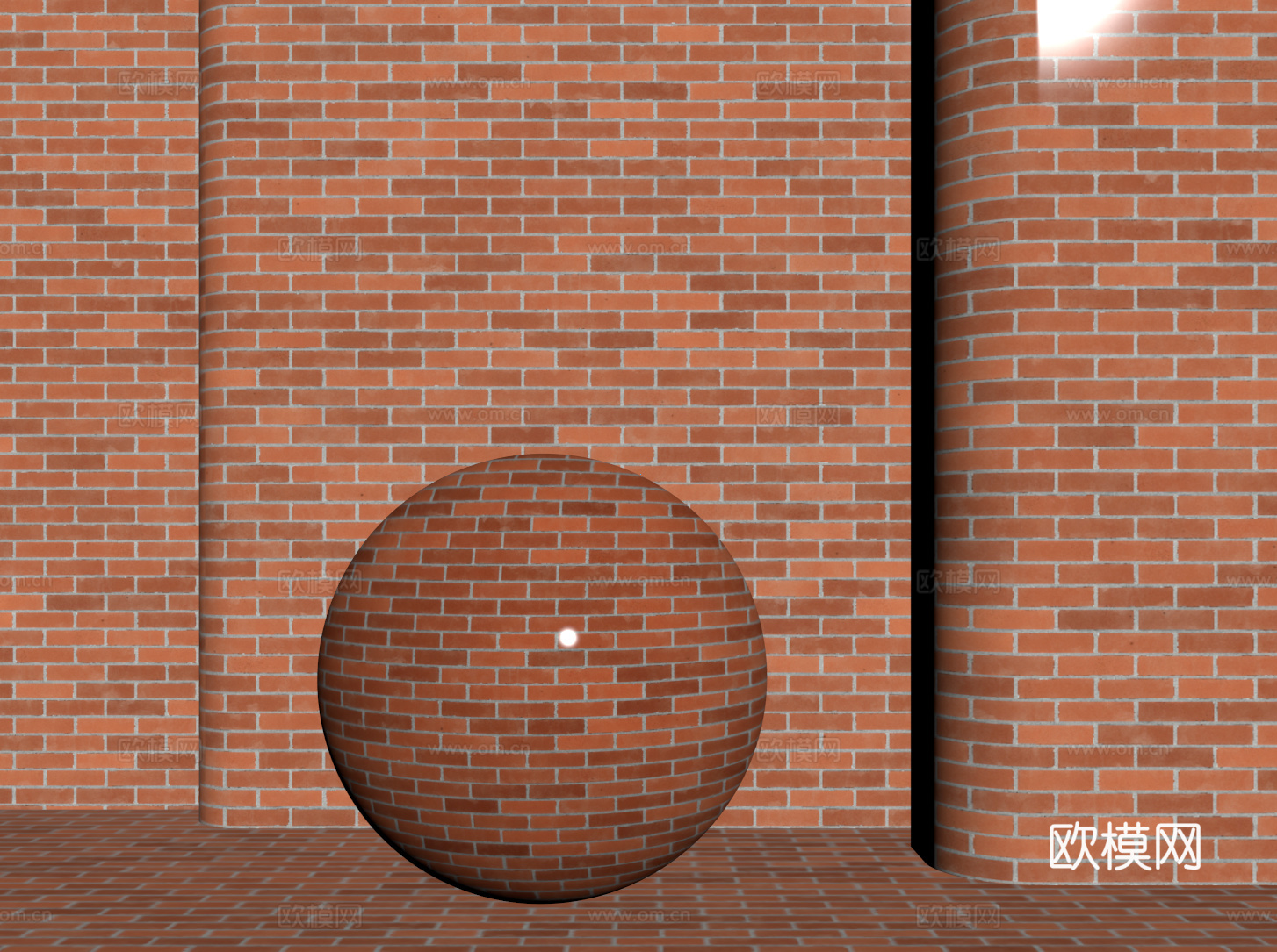 现代砖墙 红色砖墙 仿古砖墙 文化砖墙 工业砖墙su模型