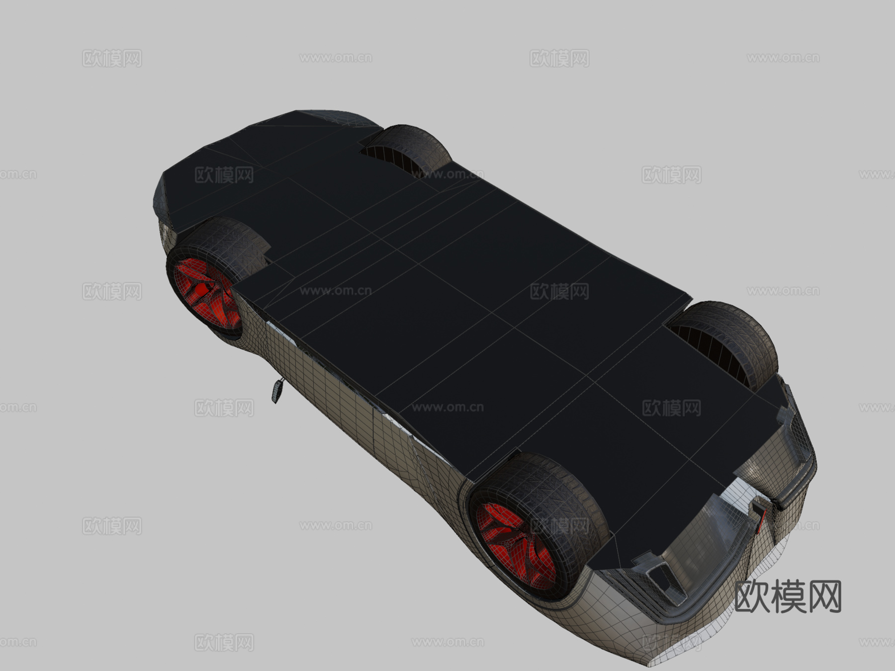 法拉利概念车su模型