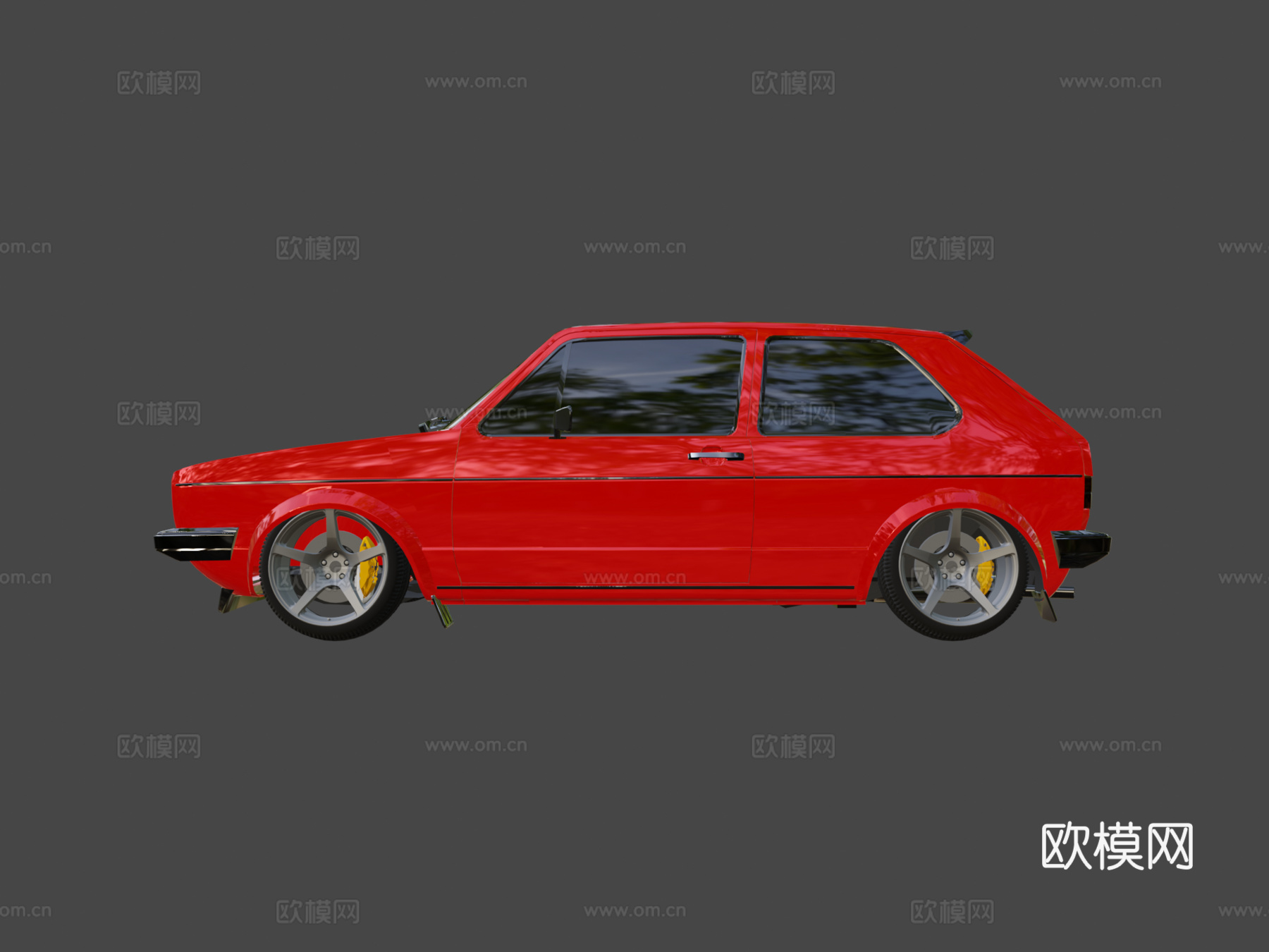 大众高尔夫 mk1 调校su模型