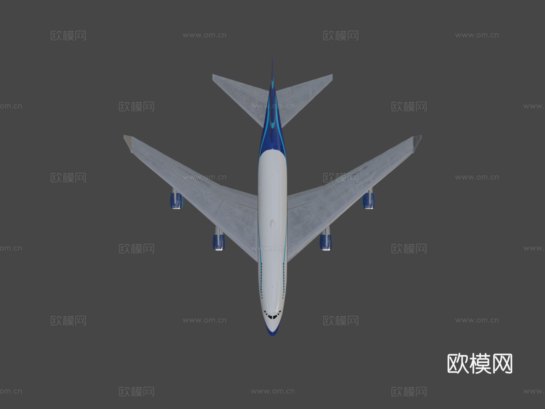 波音 747SPsu模型