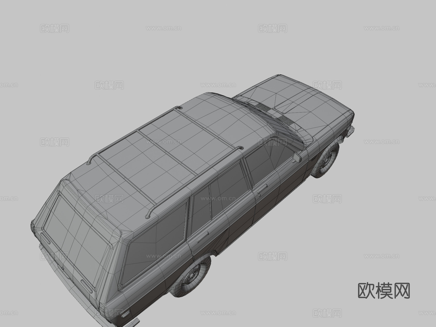 西亚利亚SW68低多边形模型su模型