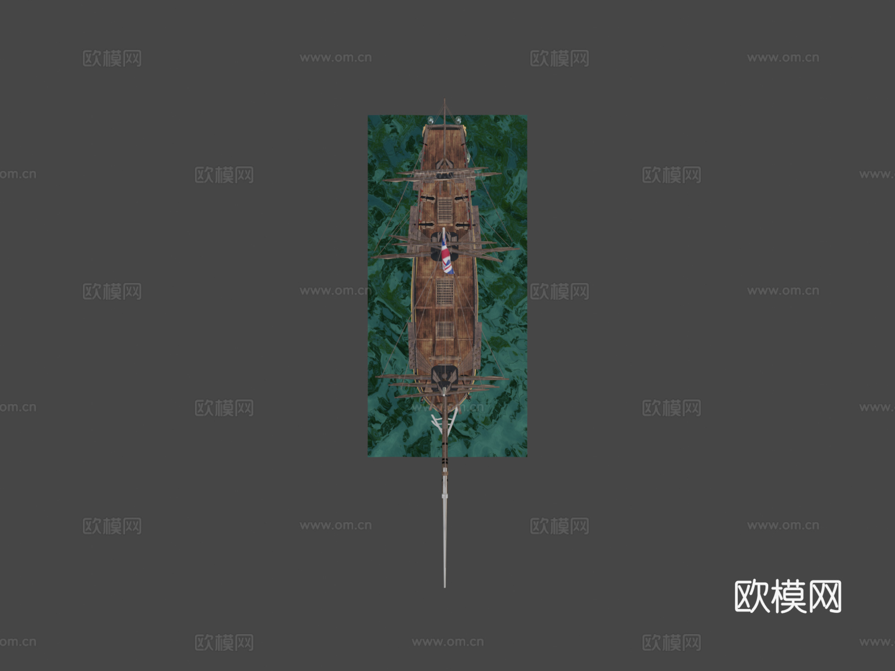 HMS邦蒂号su模型