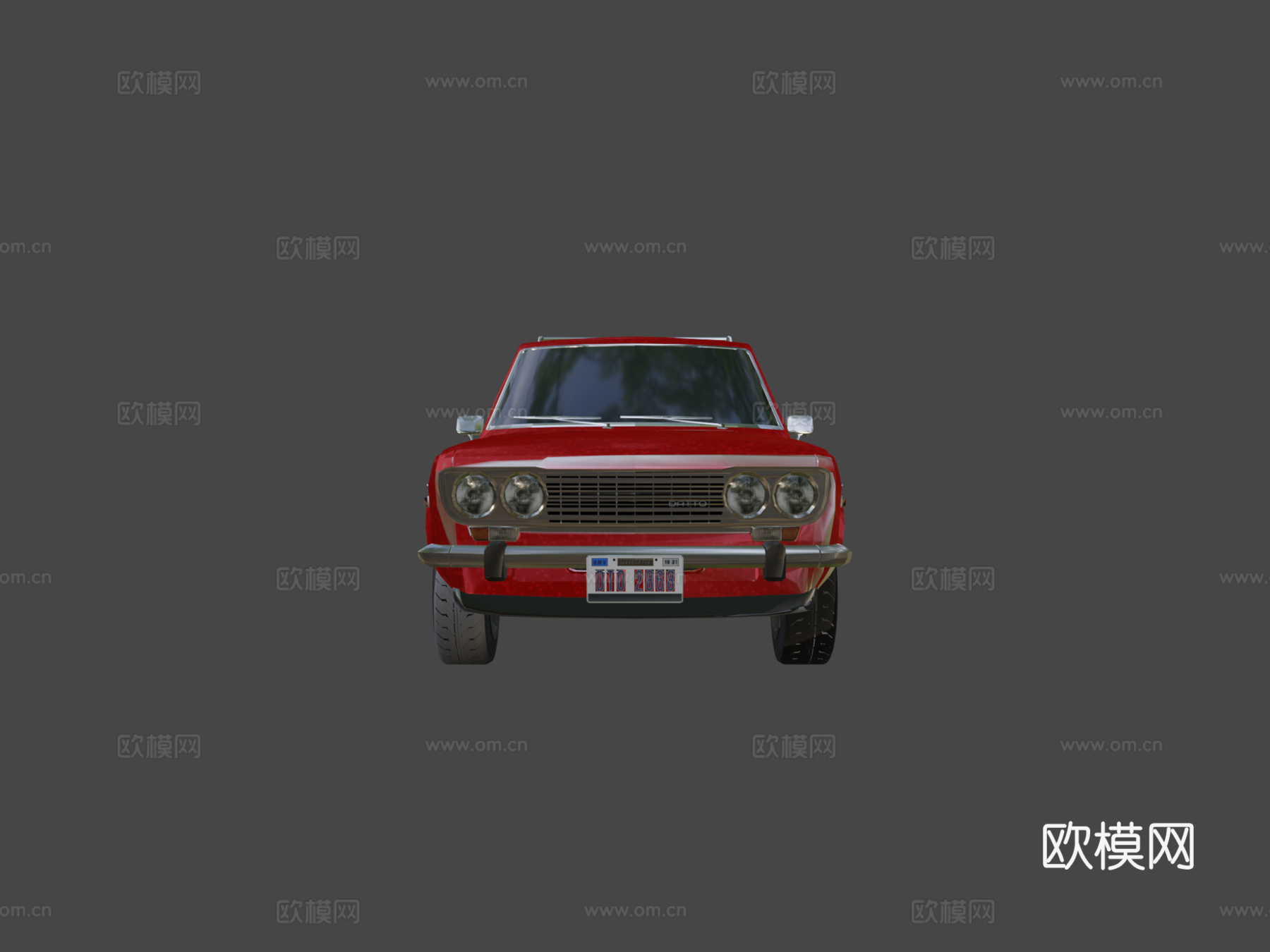 西亚利亚SW68低多边形模型su模型