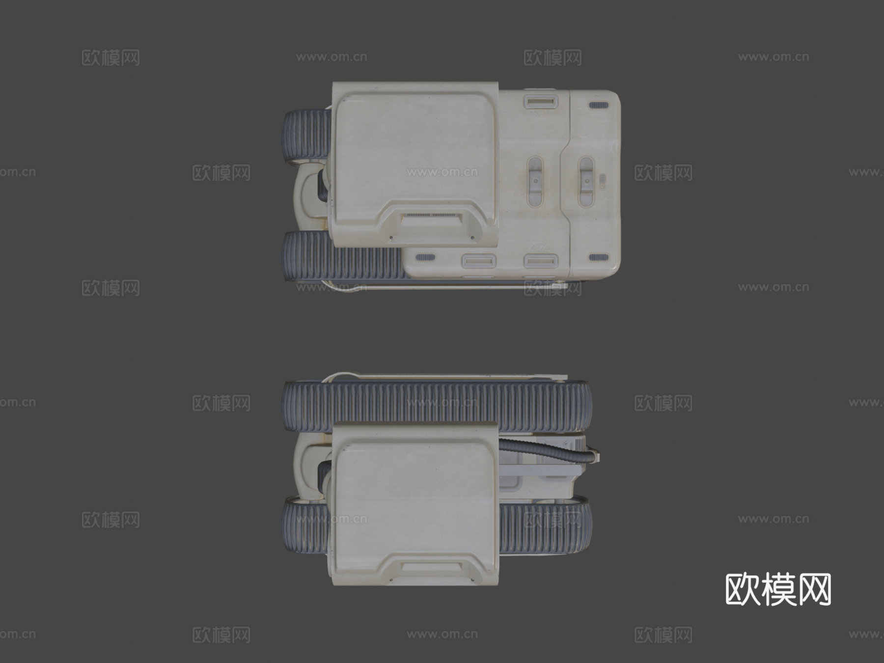 小型履带式机器人su模型