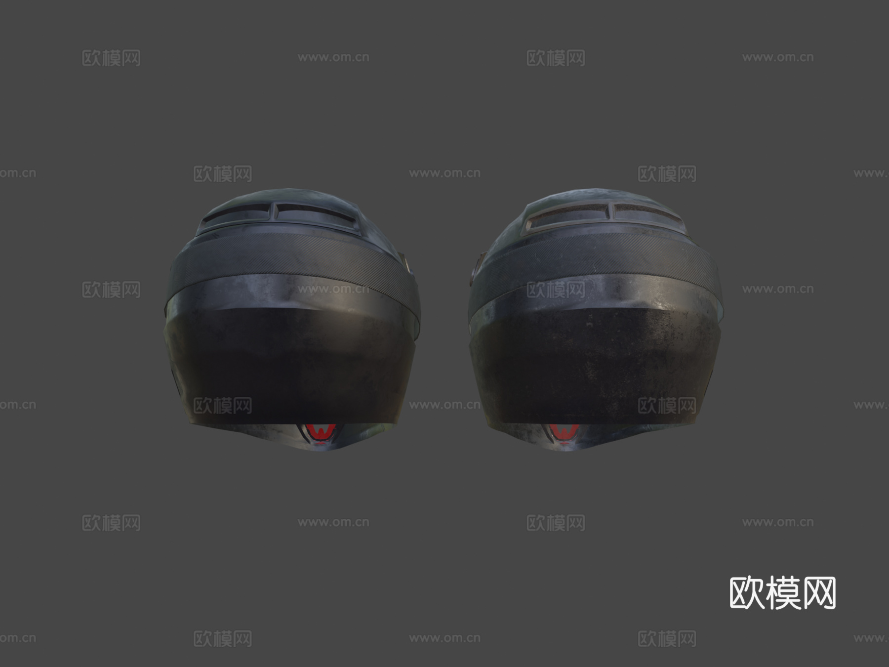 摩托车越野头盔su模型