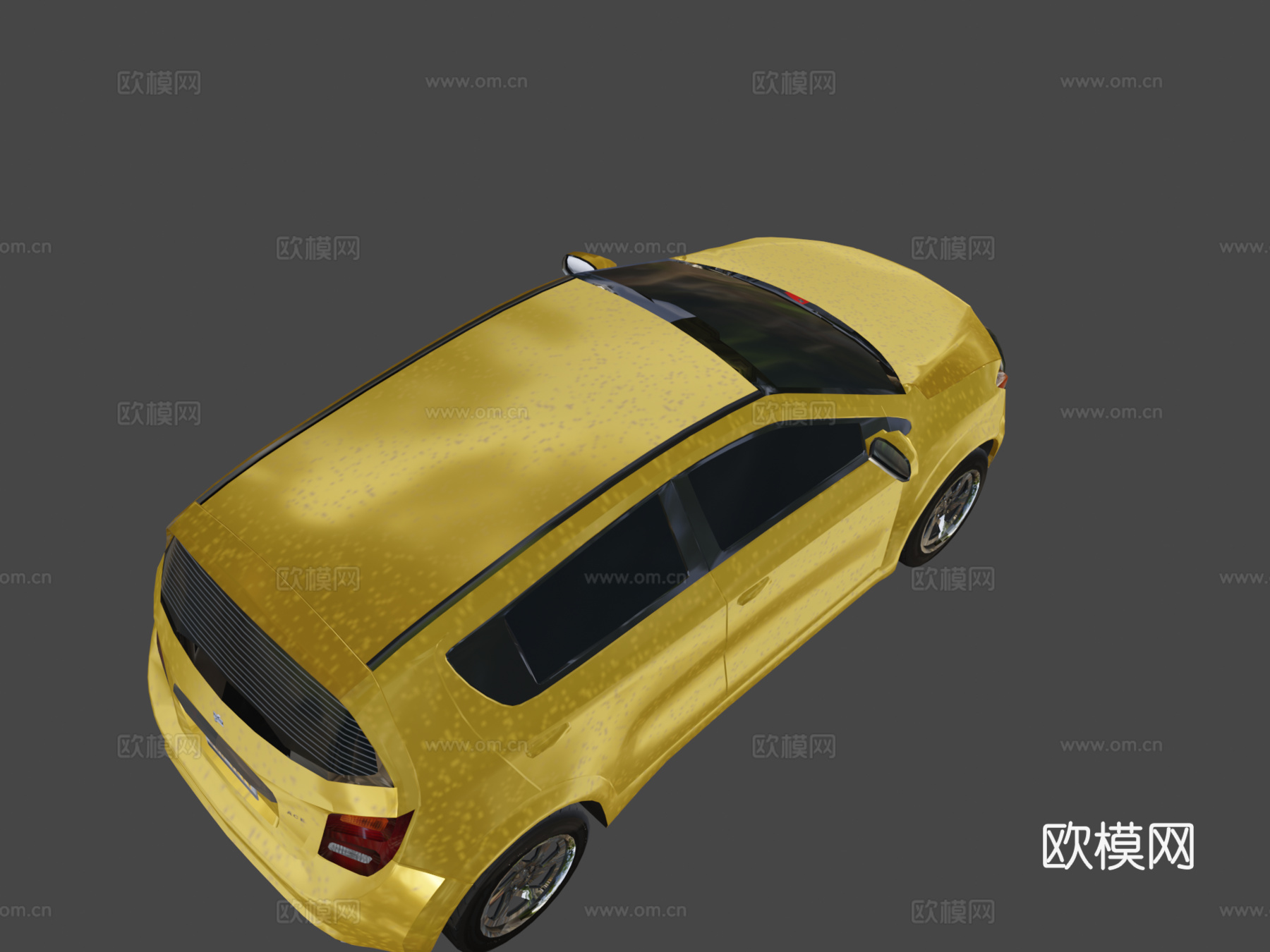 王牌11低多边形模型su模型