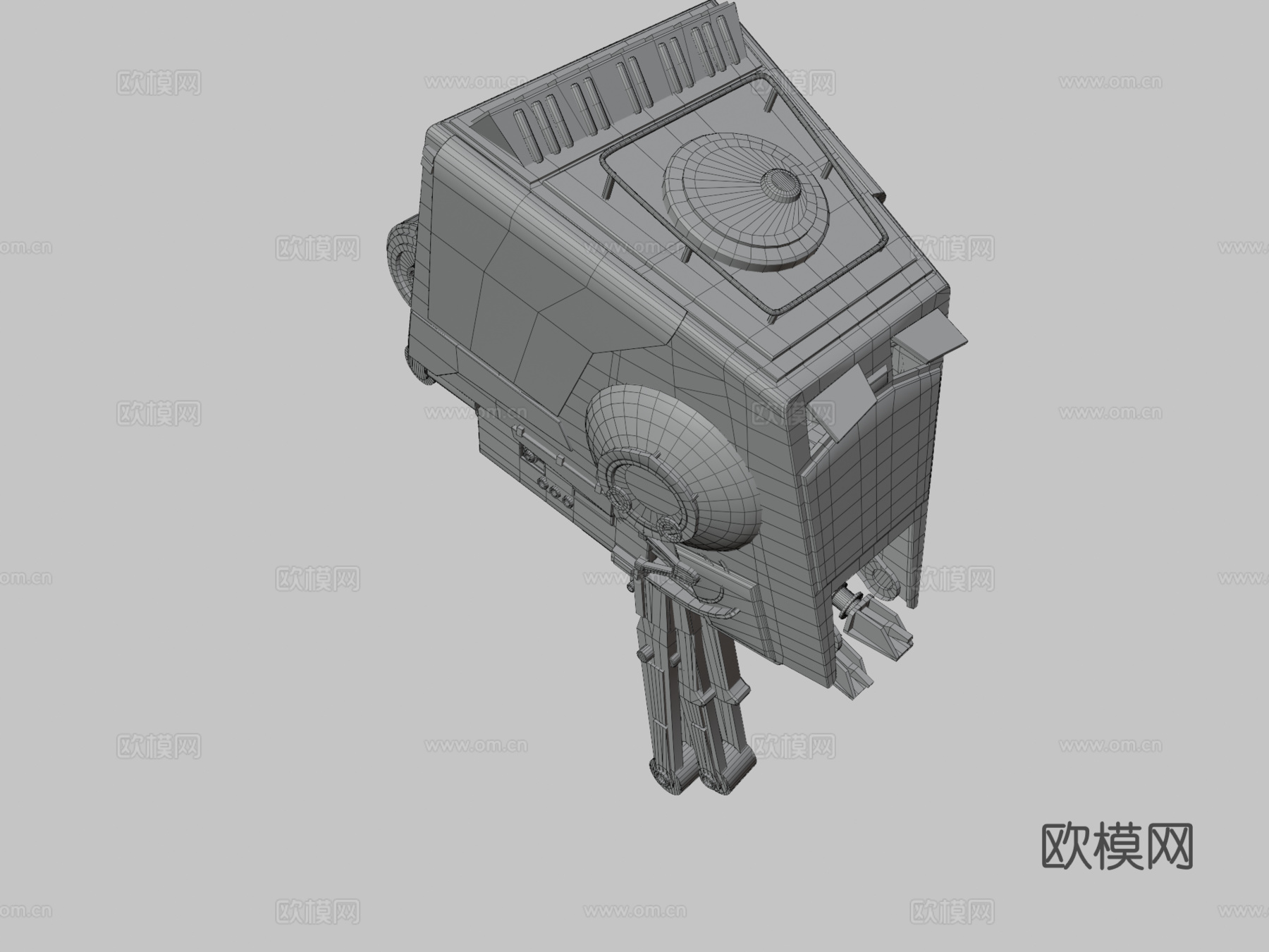 星球大战 ATST 绑定su模型