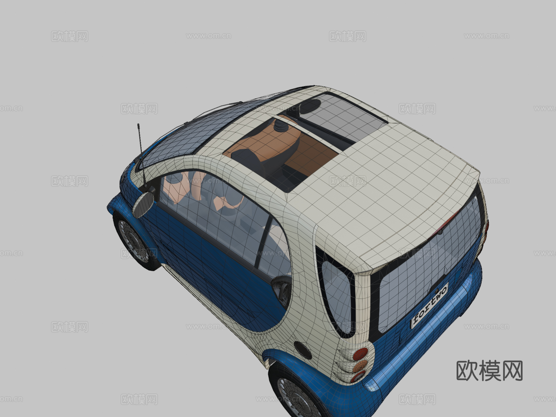 迷你汽车低多边形Unity shehab 房屋su模型