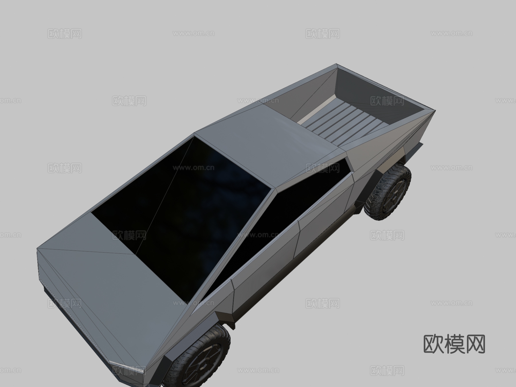 赛博卡车su模型