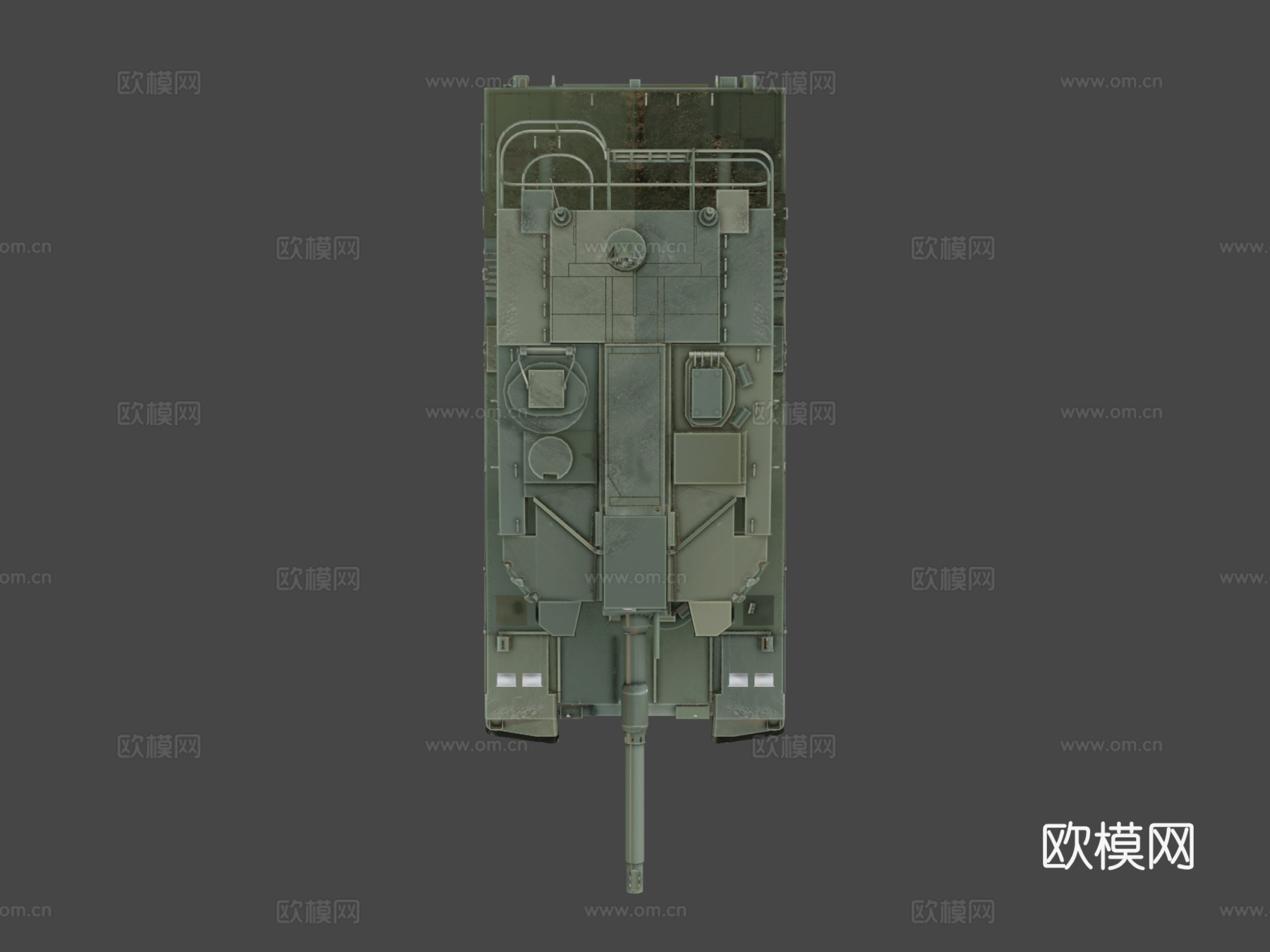 K2黑豹坦克su模型