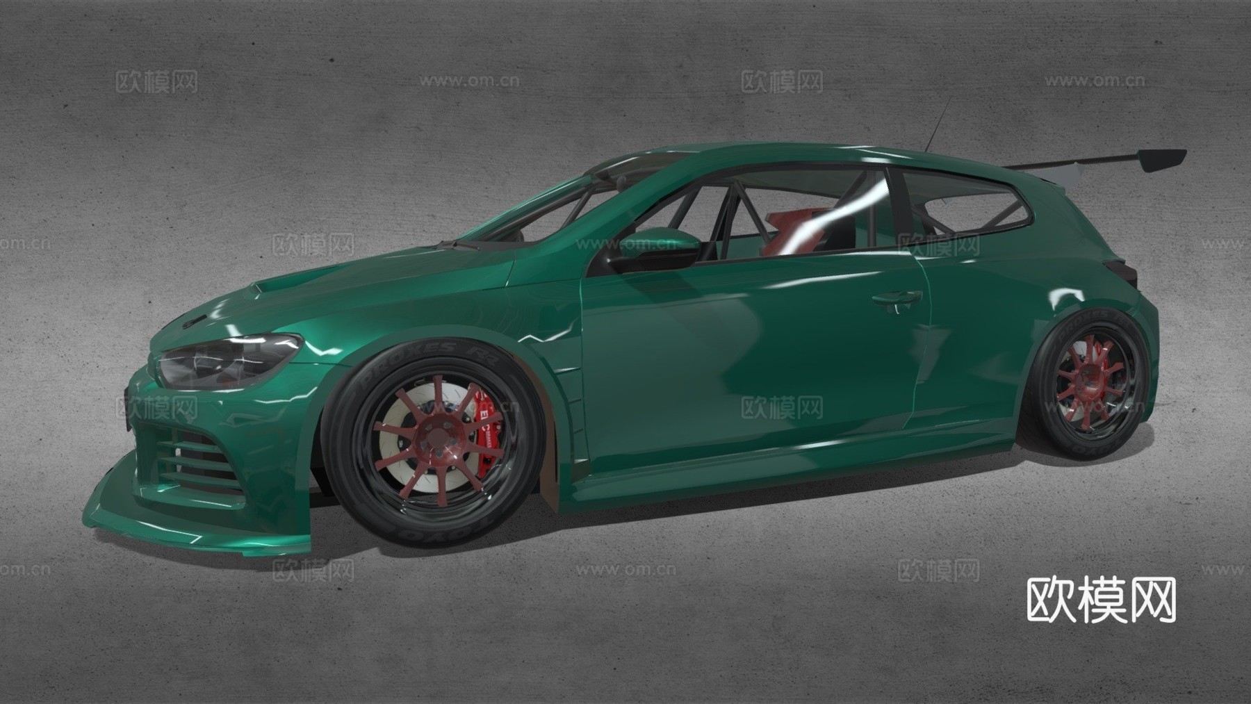 大众尚酷宽体su模型