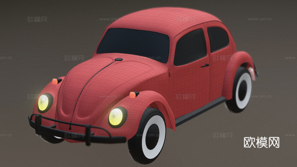 大众甲壳虫su模型