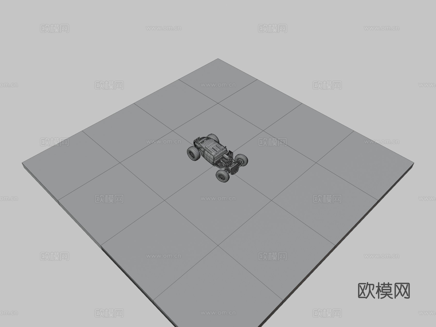 山猫袭击者越野热棒su模型